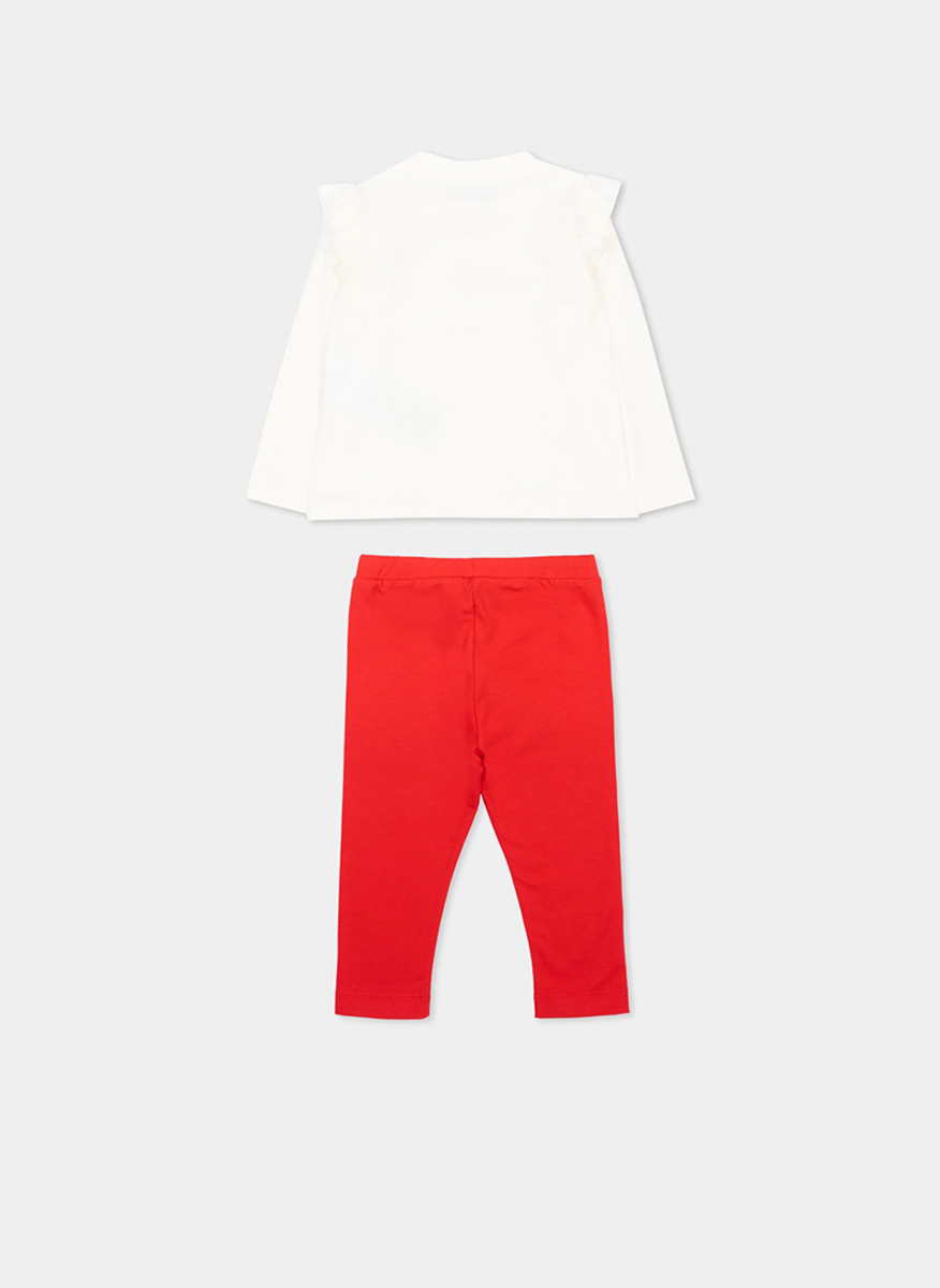 Moschino Kids Teddy Bear ruffled tracksuit