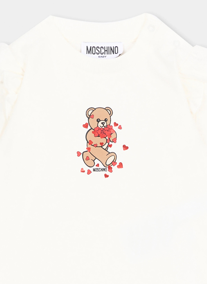 Moschino Kids Teddy Bear ruffled tracksuit