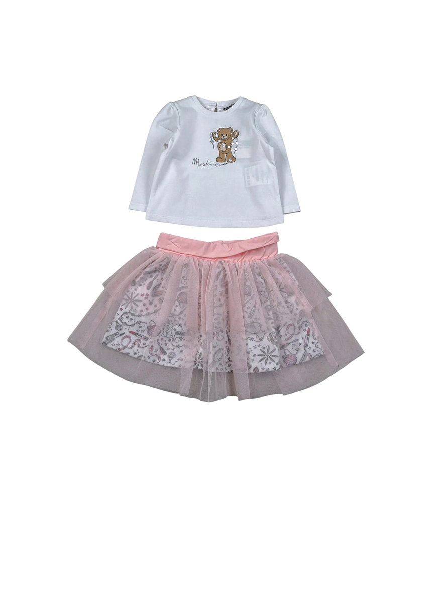 Moschino Kids top and skirt set