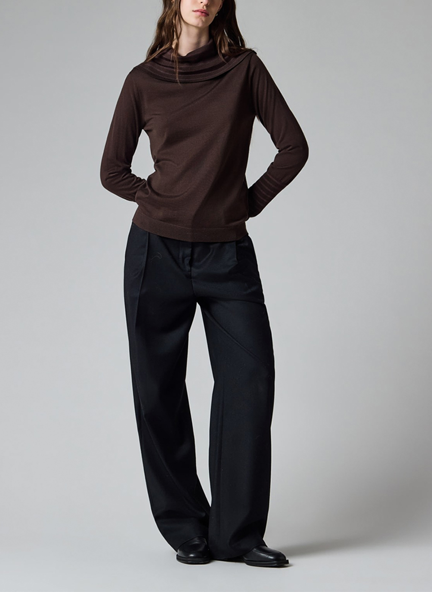Фин пуловер с контрастни детайли Paul Smith