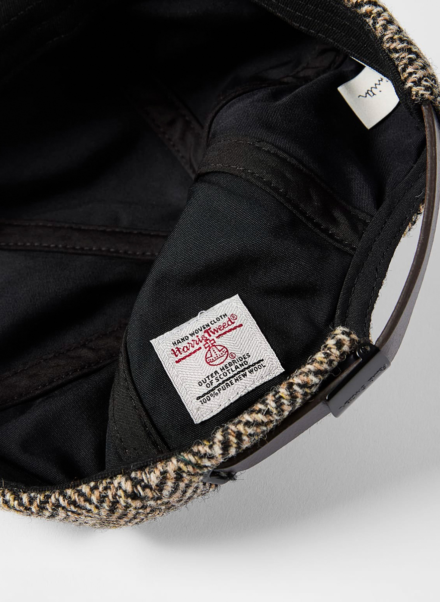 Шапка с козирка от туид Paul Smith