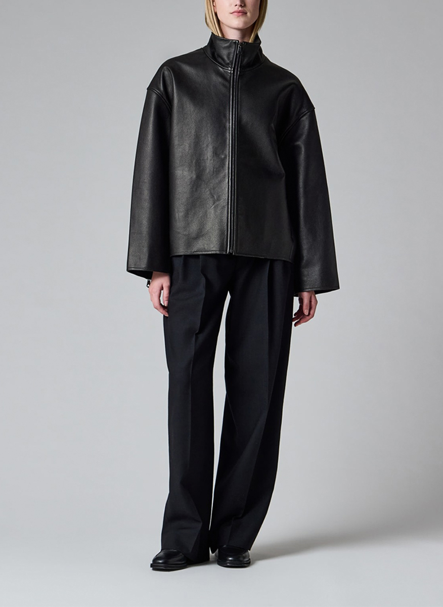 Кожено яке 'Oversized fit' Paul Smith
