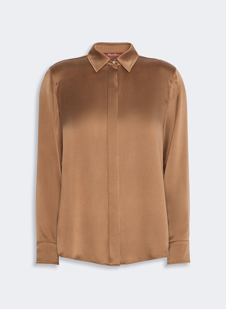 Max Mara Studio Mstxero silk shirt