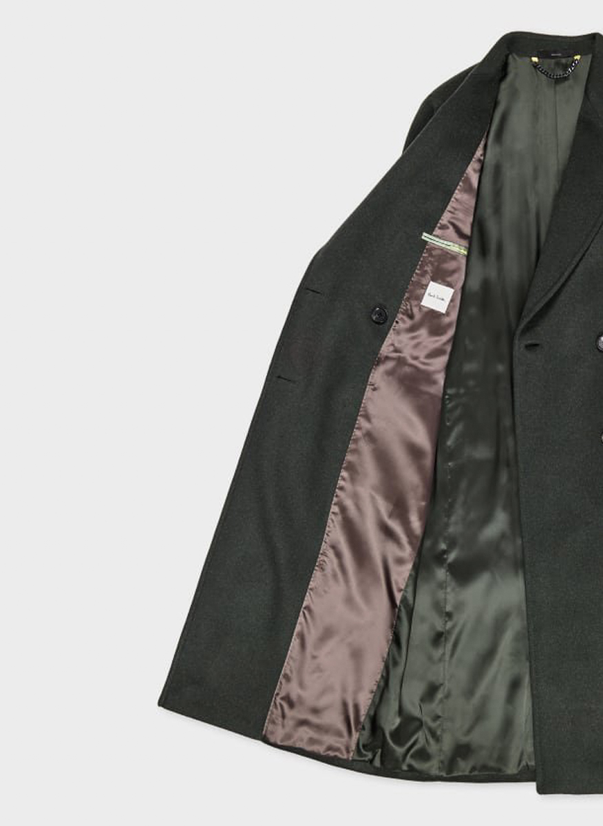 Двуредно палто с кашмир Paul Smith