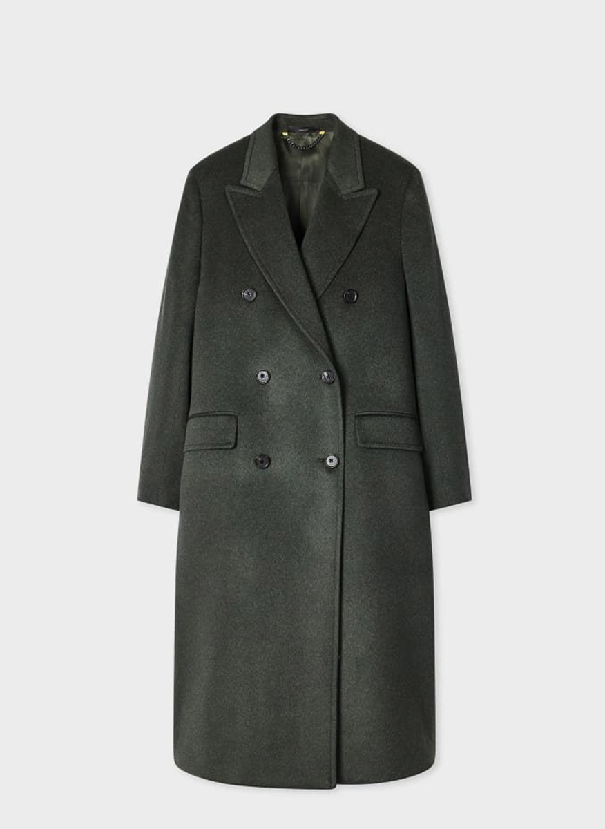 Двуредно палто с кашмир Paul Smith