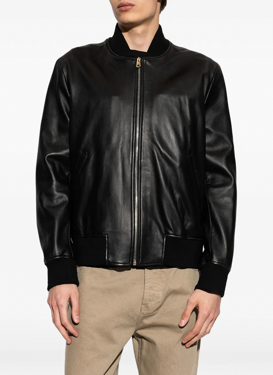 Paul Smith leather bomber jacket