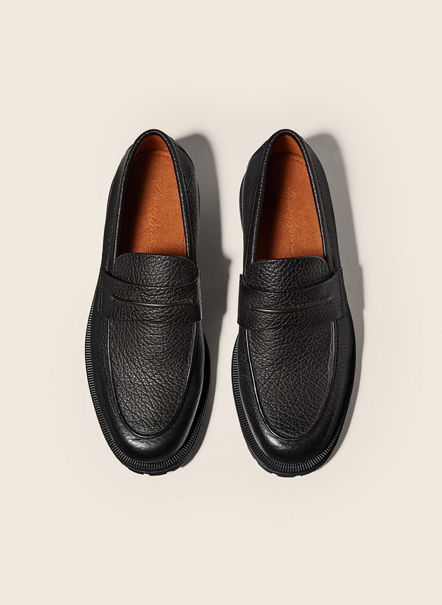 Zegna 'Pioggia' leather loafers