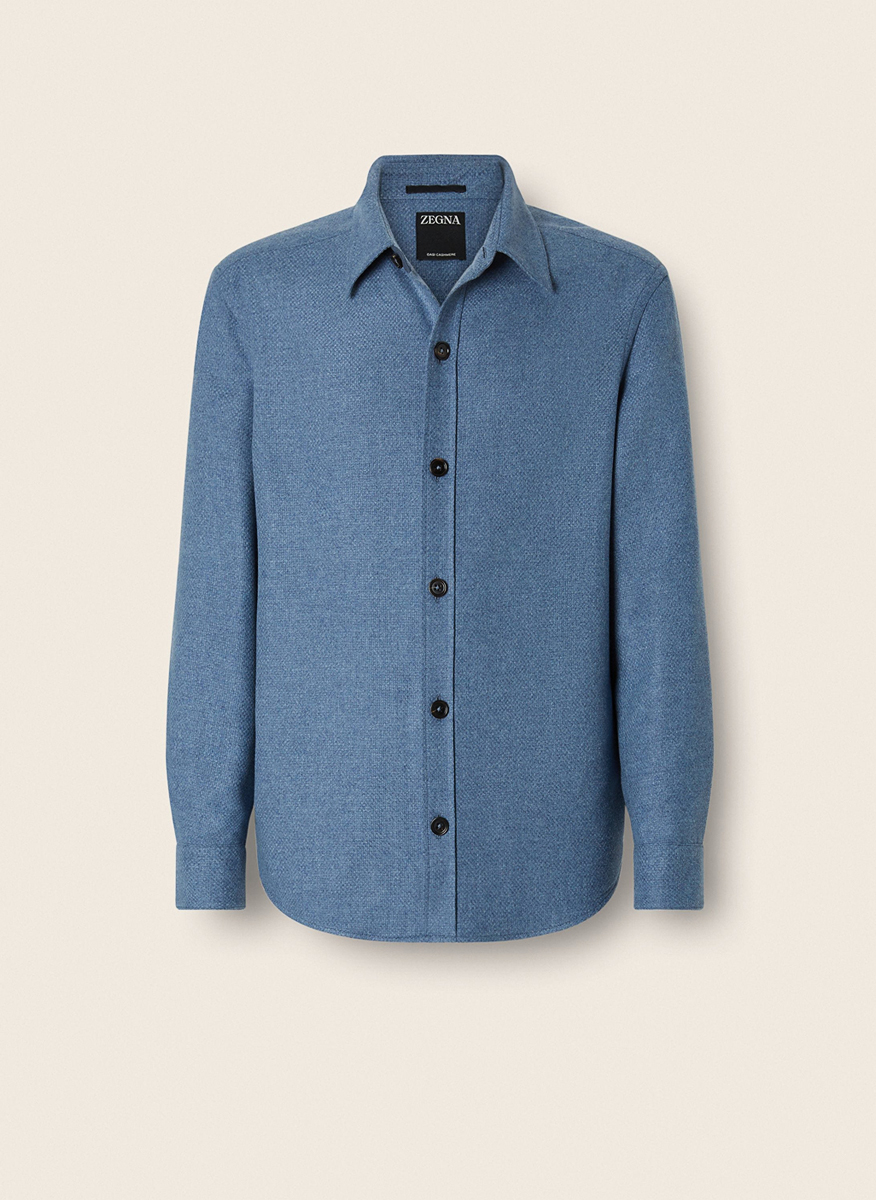 Риза от 100% кашмир 'Overshirt' Zegna