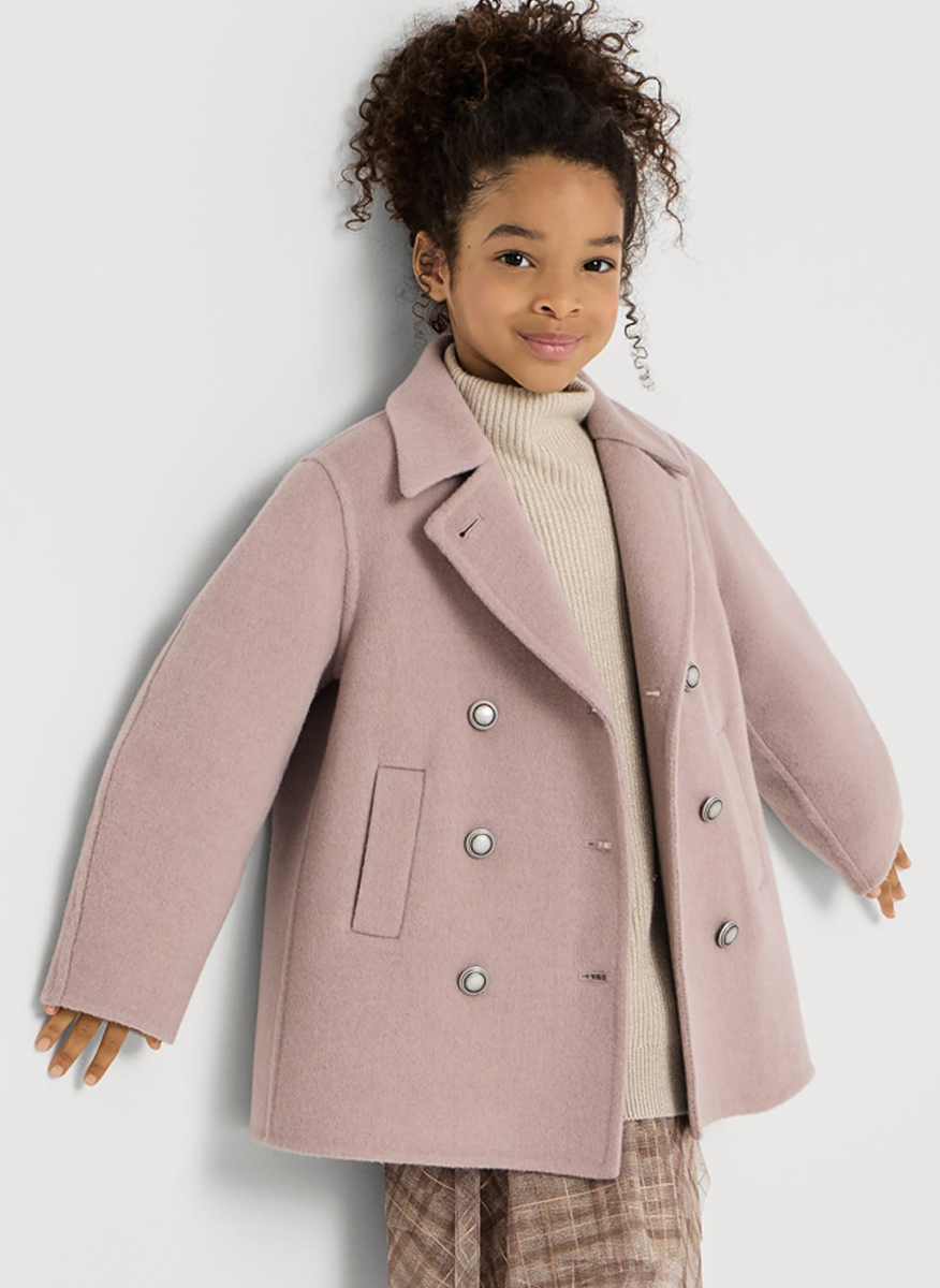 Brunello Cucinelli Kids 12 cashmere blend coat