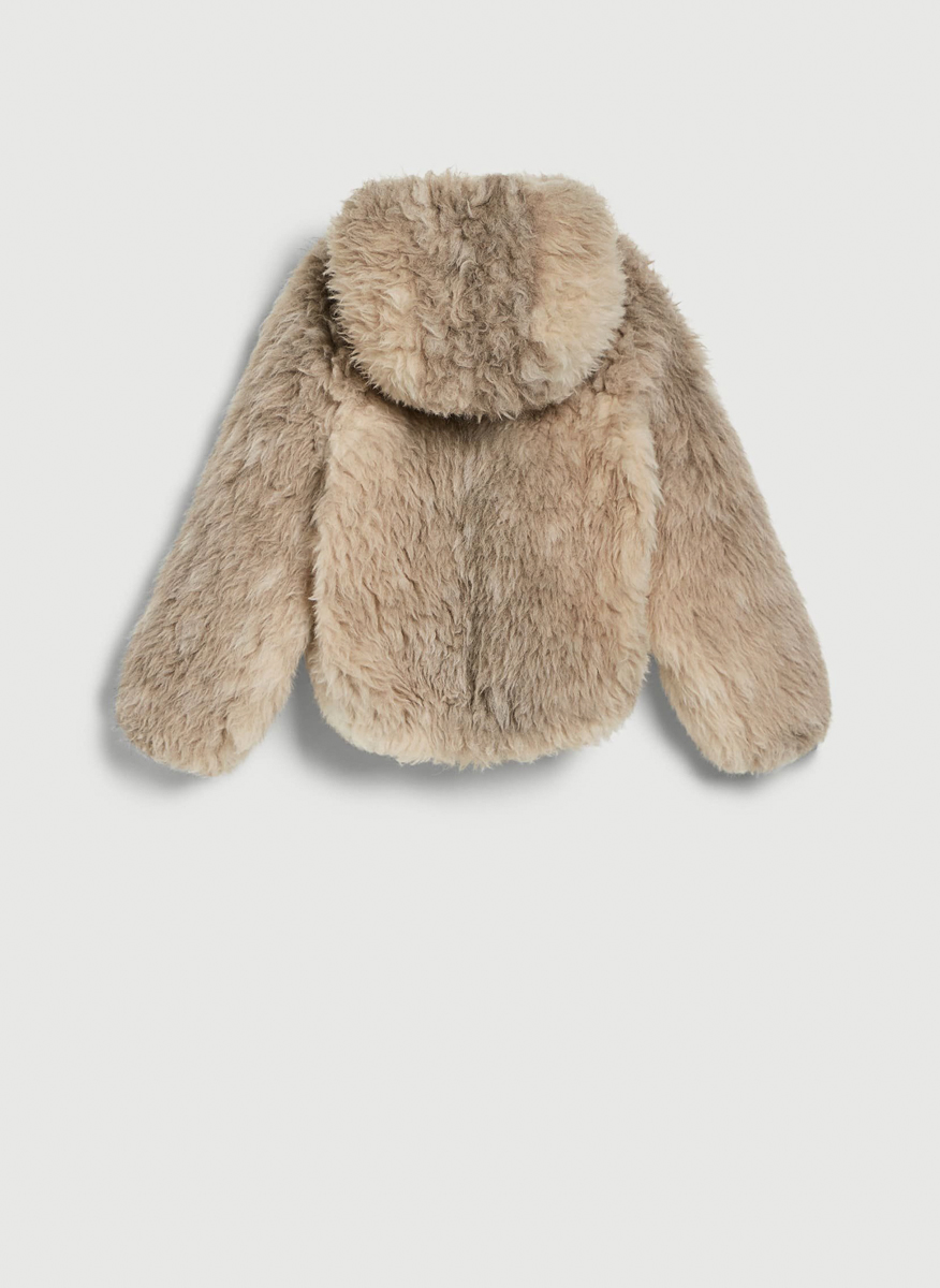 Brunello Cucinelli Kids 8-10 fluffy jacket
