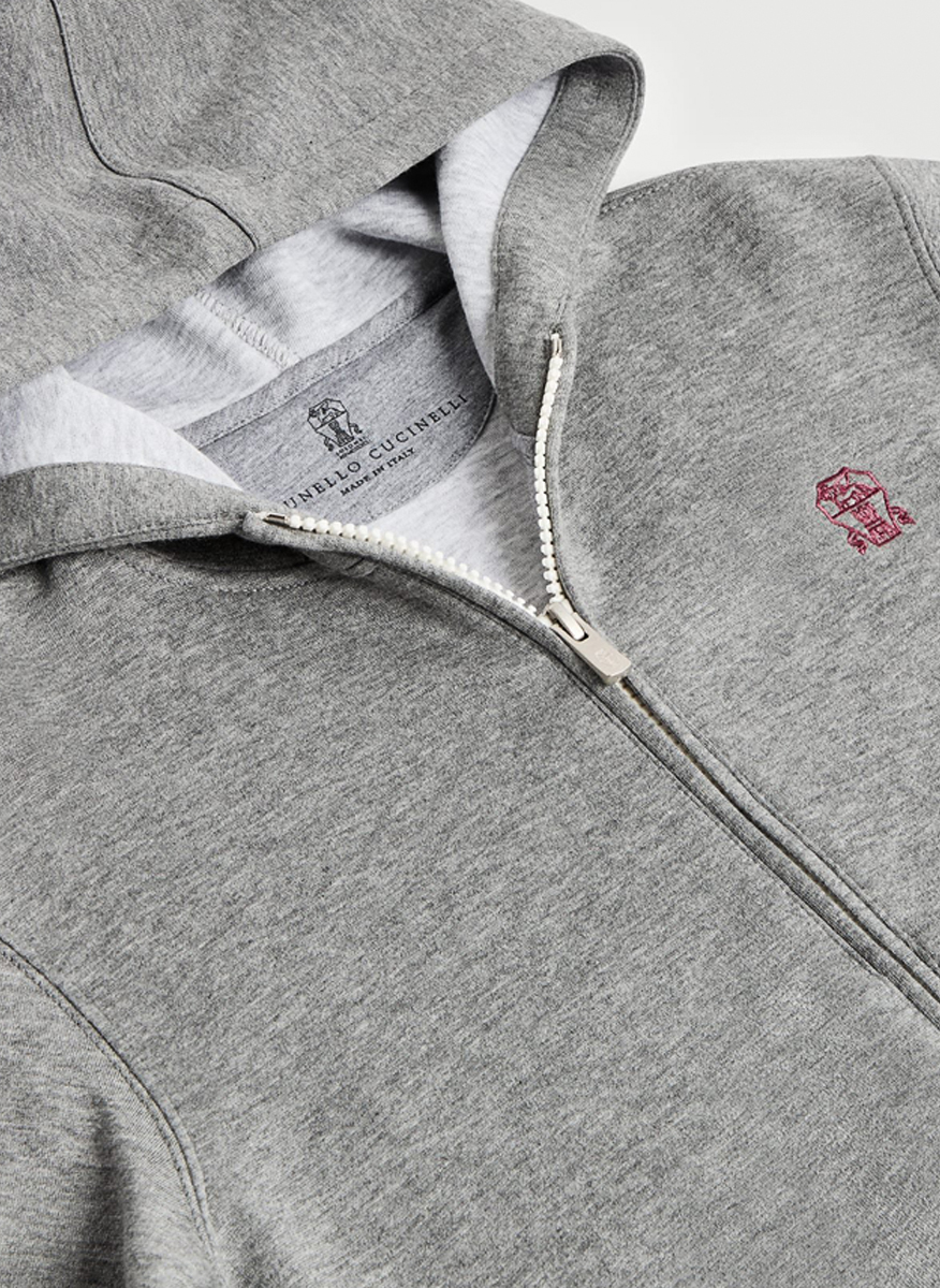 Brunello Cucinelli Kids 12 sweatshirt with embroidery
