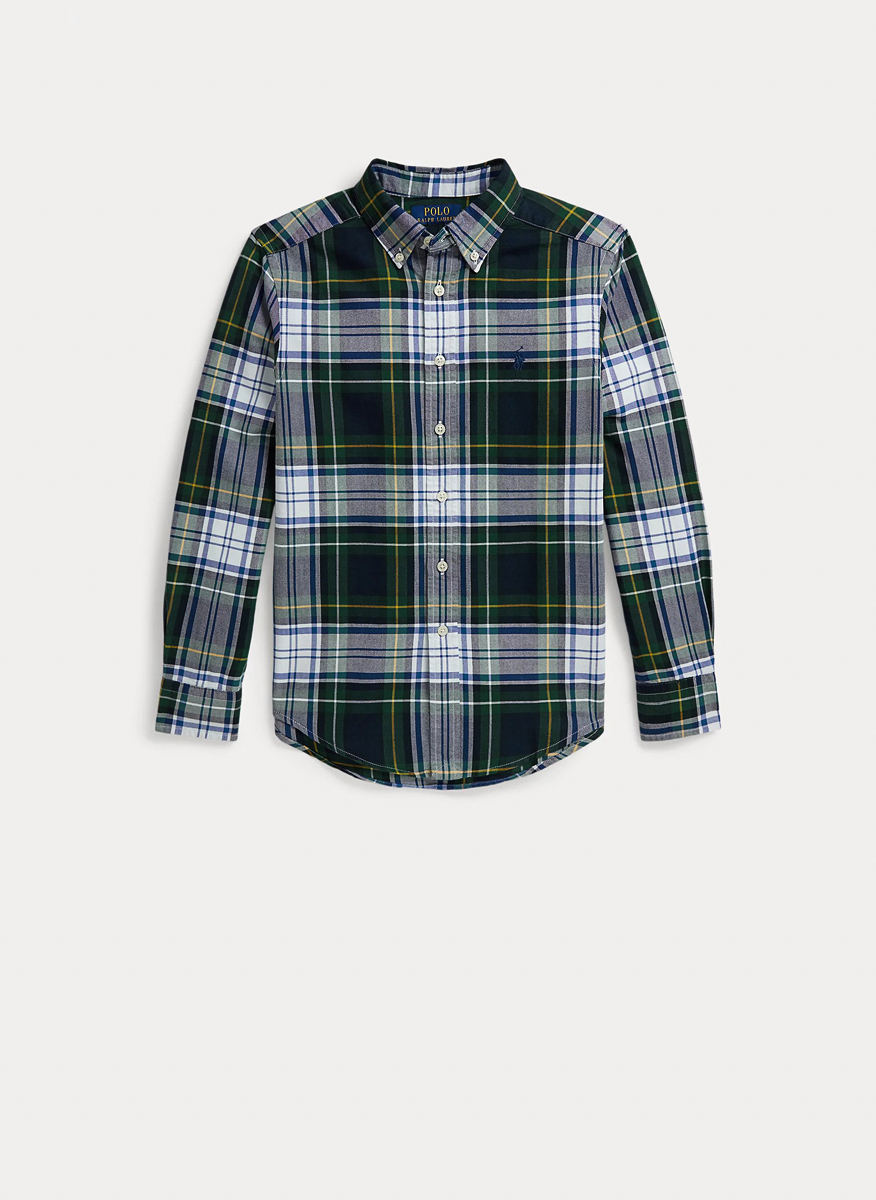 Ralph Lauren Kids 6-14 checkered shirt