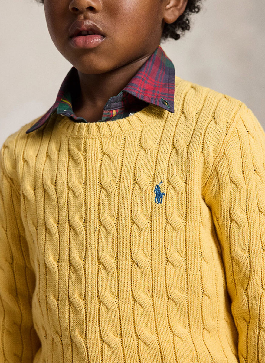 Ralph Lauren Kids 2-7 sweater with embroidery