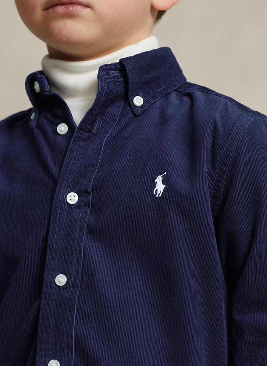 Риза от рипсено кадифе Ralph Lauren Kids 2-7