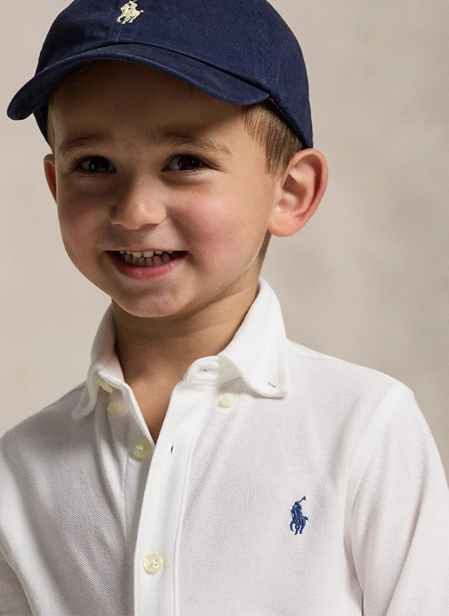 Риза с бродерия Ralph Lauren Kids 2-7