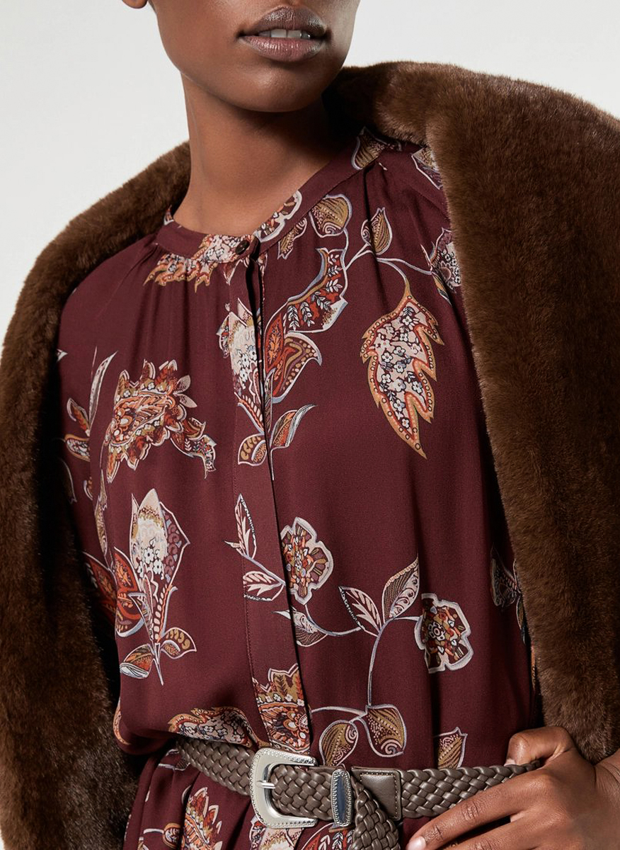 Marina Rinaldi Mrstacito printed dress