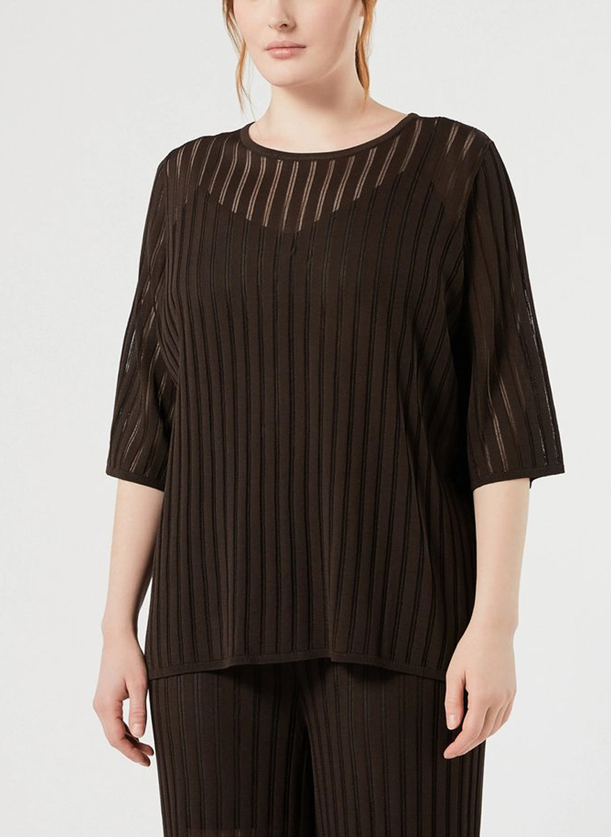 Marina Rinaldi Mrvstallo openwork jumper