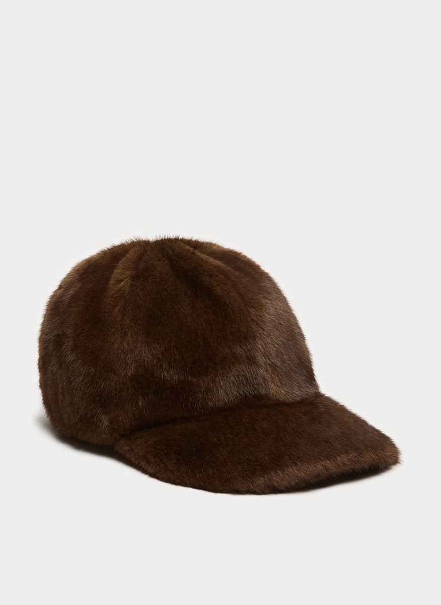 Шапка с козирка 'Faux fur' Marina Rinaldi Mrspila