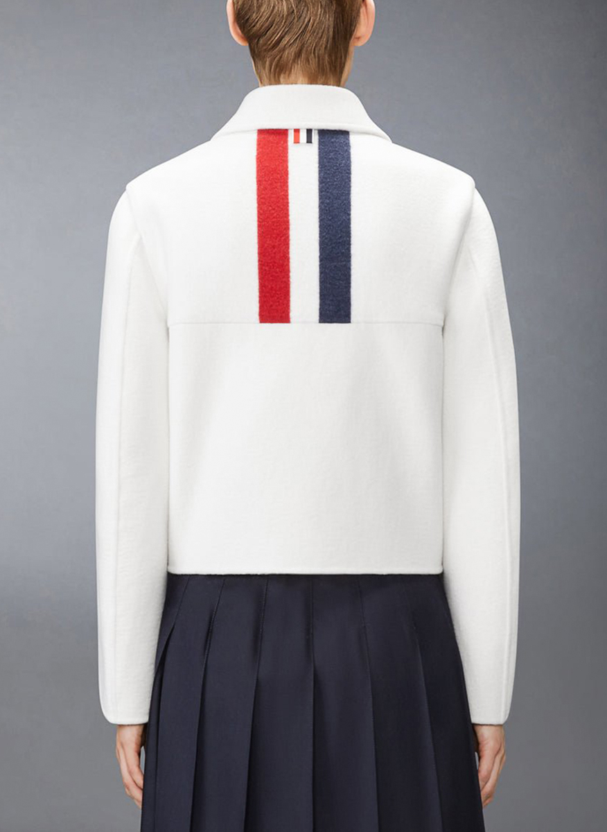 Яке от вълна с раиран мотив Thom Browne
