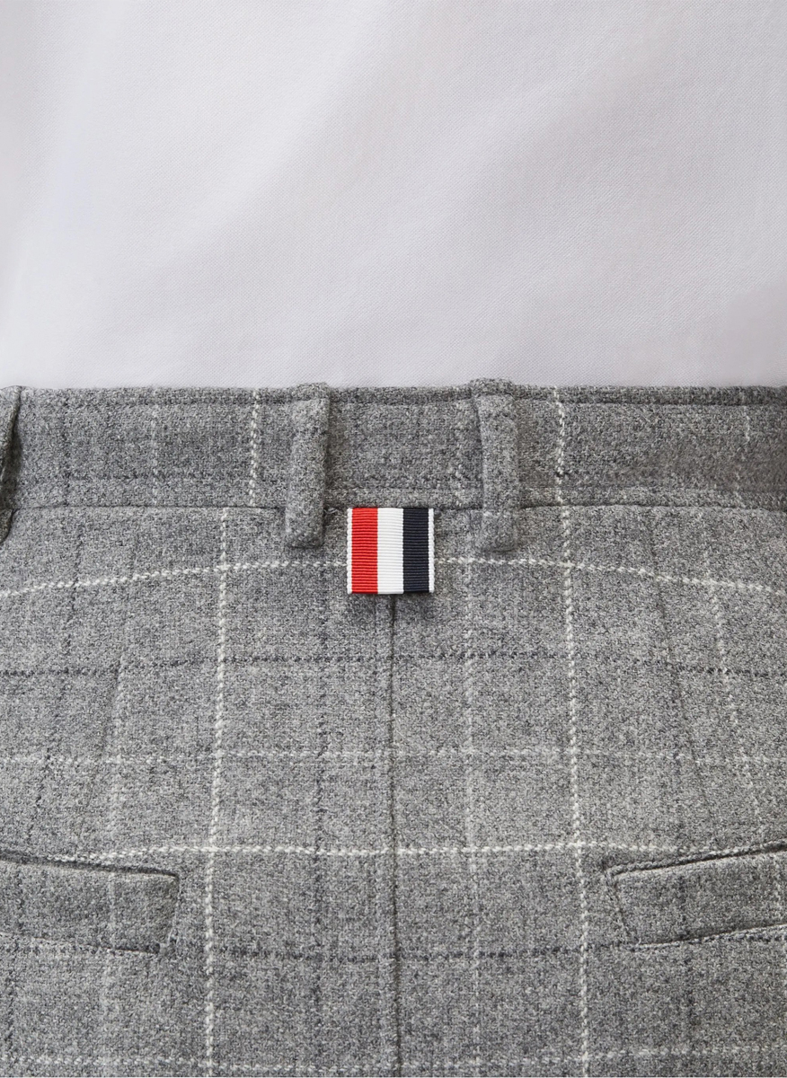 Карирана пола от вълна Thom Browne