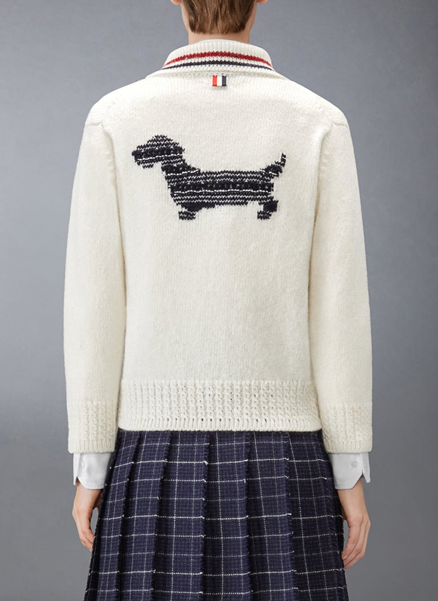 Жилетка с мохер 'Hector' Thom Browne