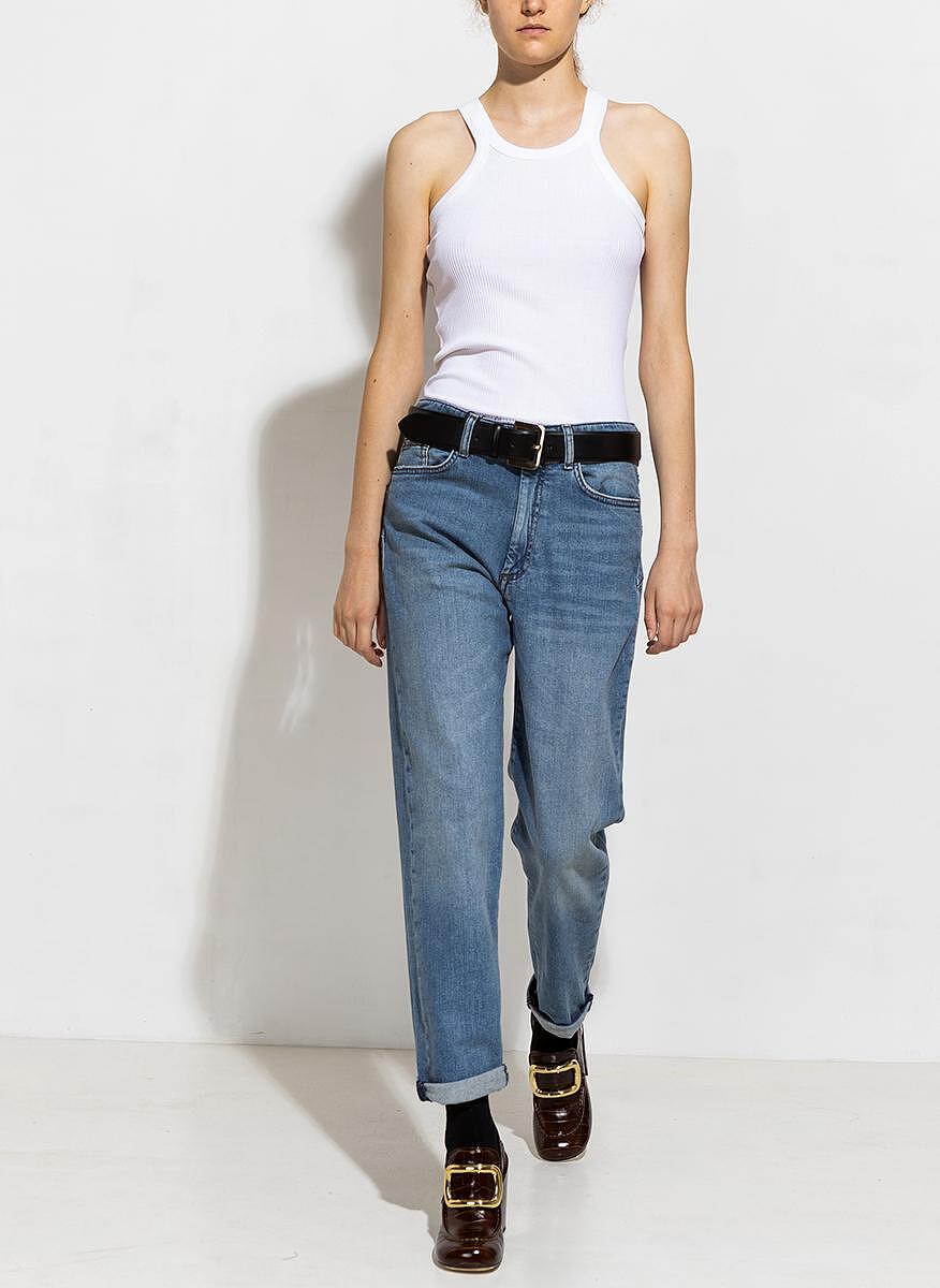 Деним с износен ефект Sportmax Brian