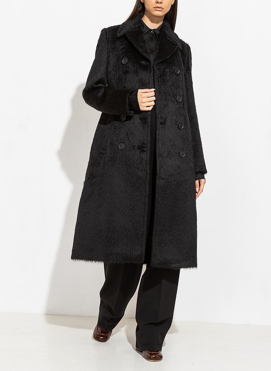 Палто от алпака 'Furry-look' Sportmax Belford