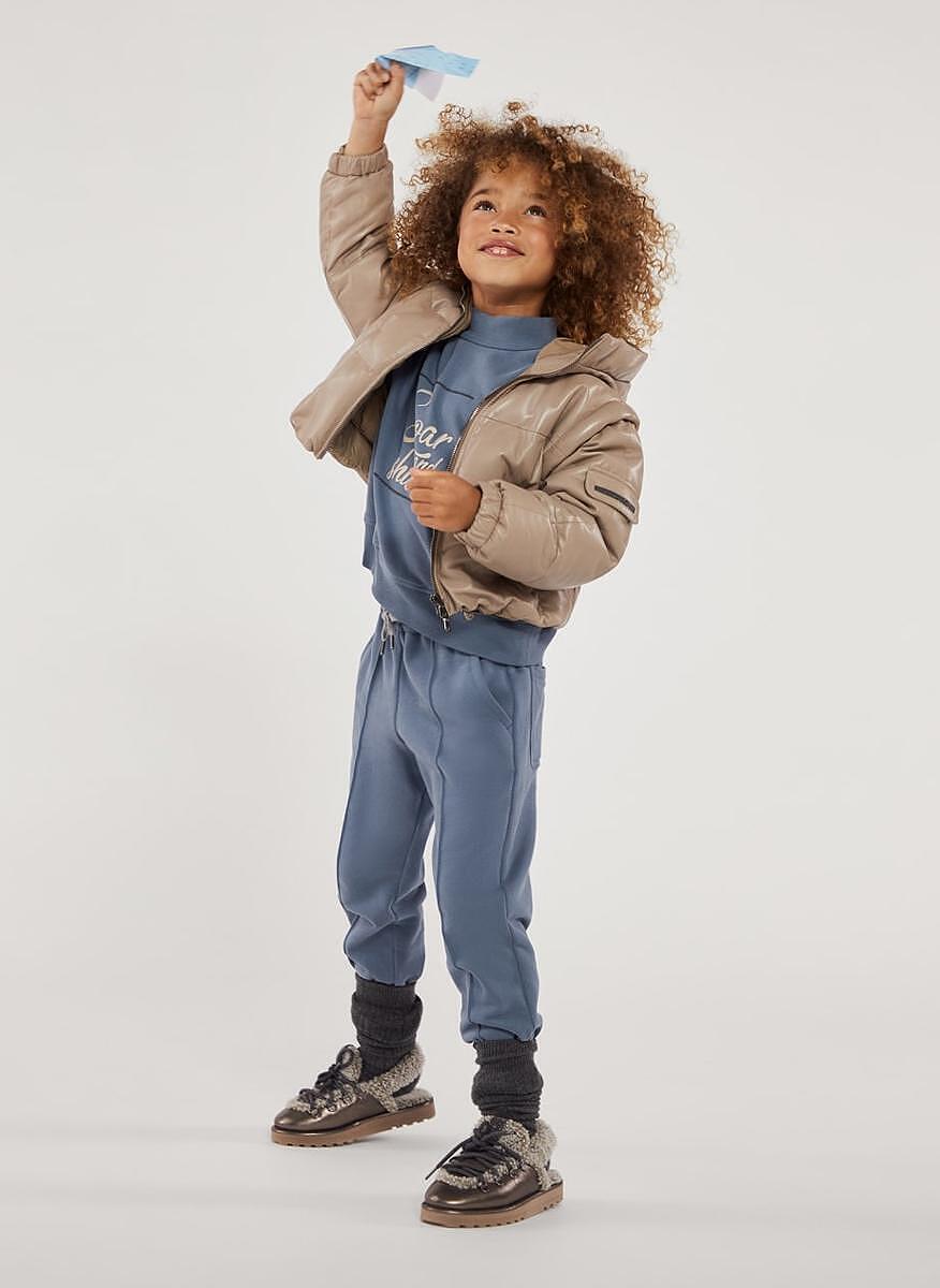 Суитшърт с монили 'Soar and Shine' Brunello Cucinelli Kids 8-10