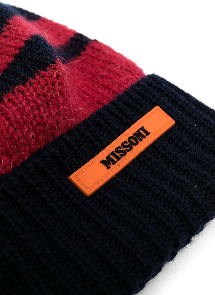 Шапка с мохер Missoni Kids