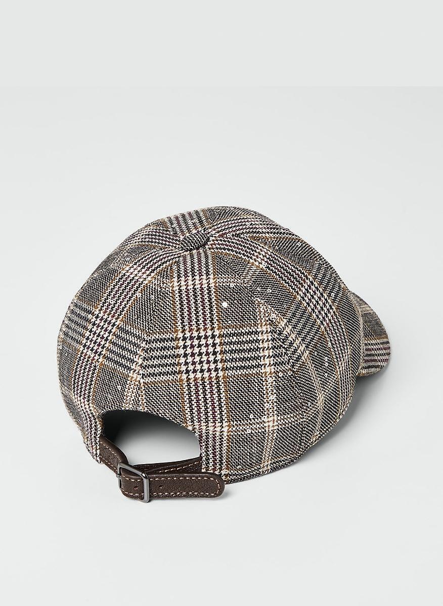 Шапка 'Dazzling Prince of Wales' Brunello Cucinelli S