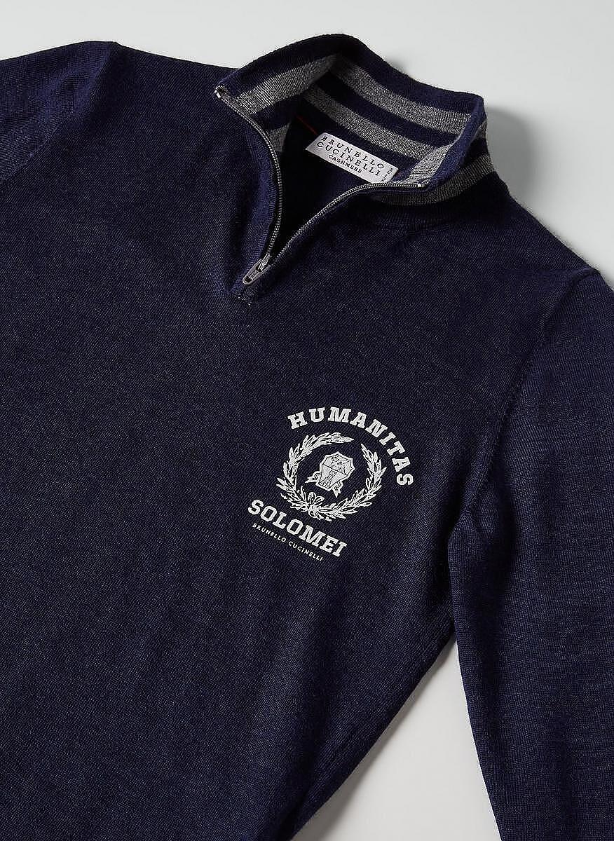 Пуловер с кашмир 'Humanitas' Brunello Cucinelli Kids 6