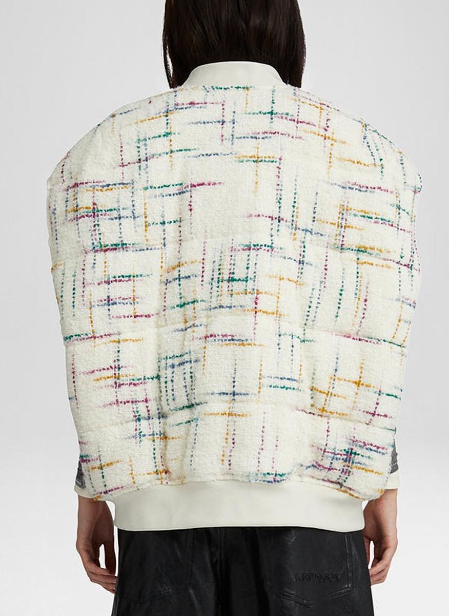 Елек 'Oversize Bomber Vest Tweed' Khrisjoy