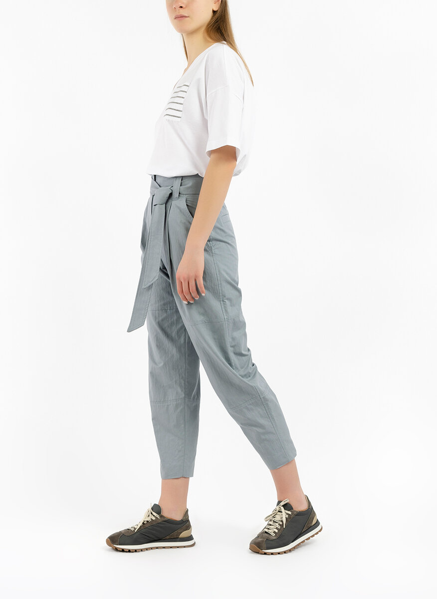 Тишърт с монили Brunello Cucinelli