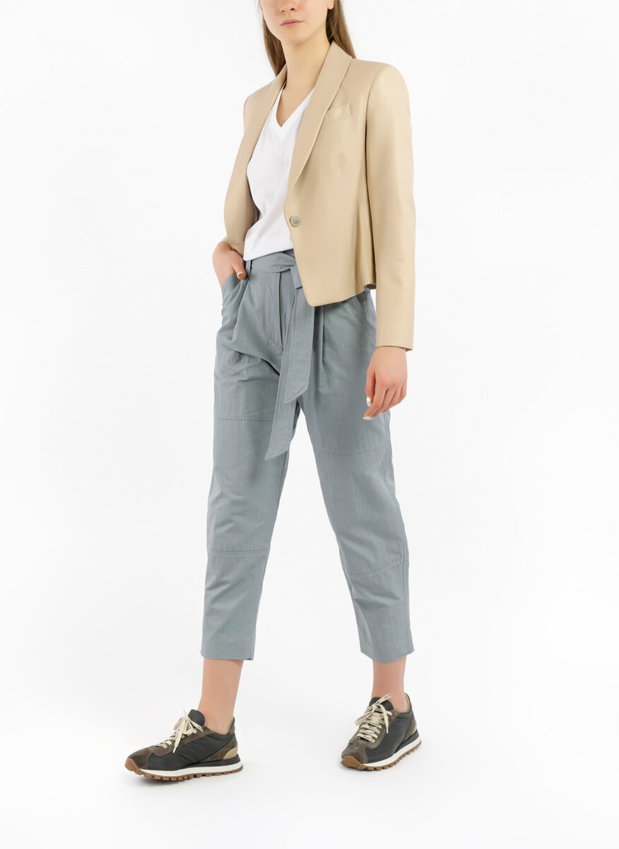 Тишърт с монили Brunello Cucinelli