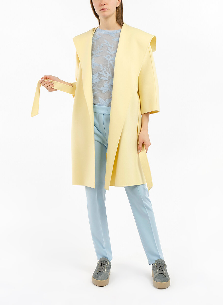 Късо палто с качулка Max Mara Studio Vik