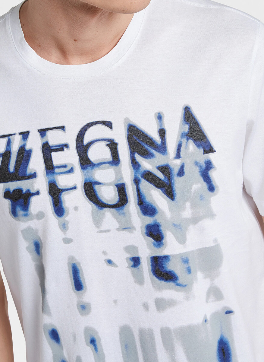 Тишърт с лого принт Z Zegna