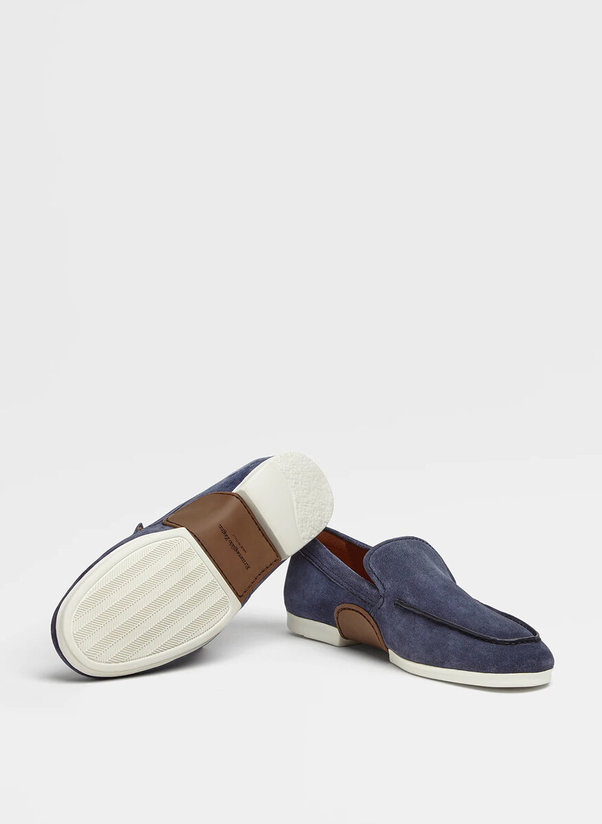 Велурени мокасини Ermenegildo Zegna