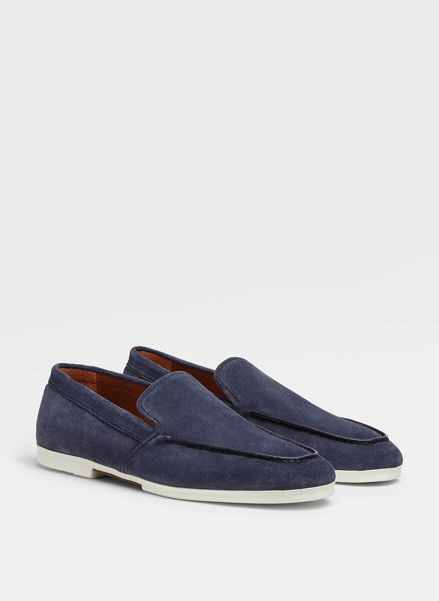 Велурени мокасини Ermenegildo Zegna