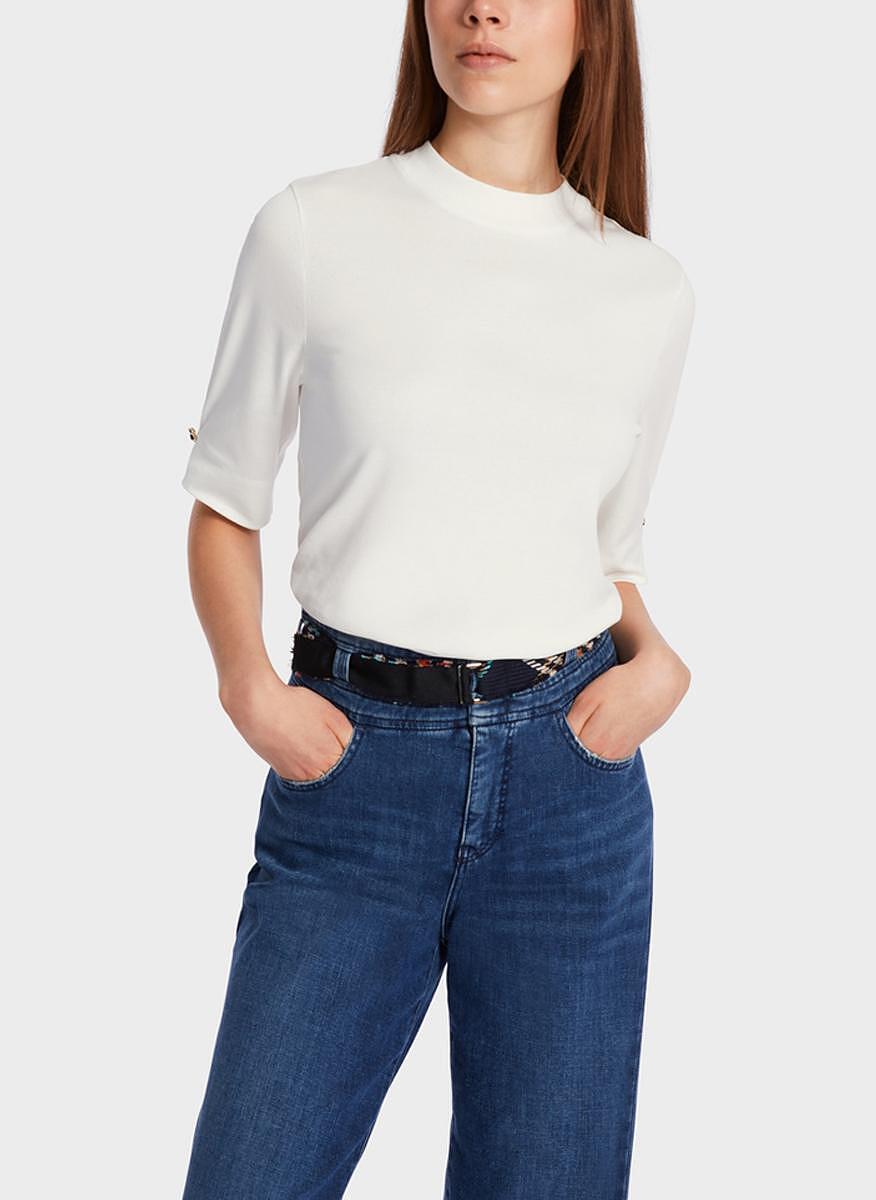 Тишърт с декоративни копчета Marc Cain Collections