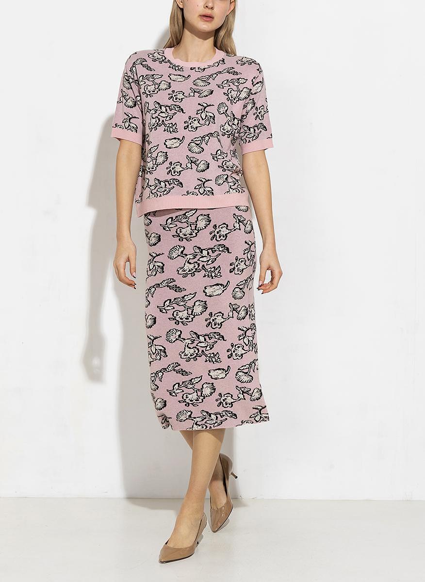 Пола от фино плетиво Weekend Max Mara Lena