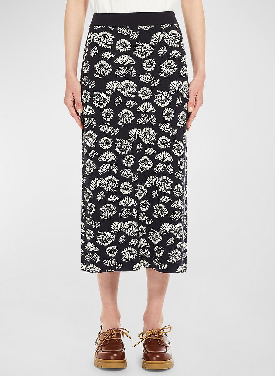 Пола от фино плетиво Weekend Max Mara Lena