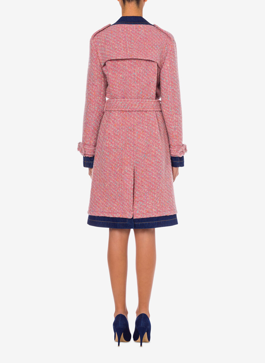 Вталено палто Moschino