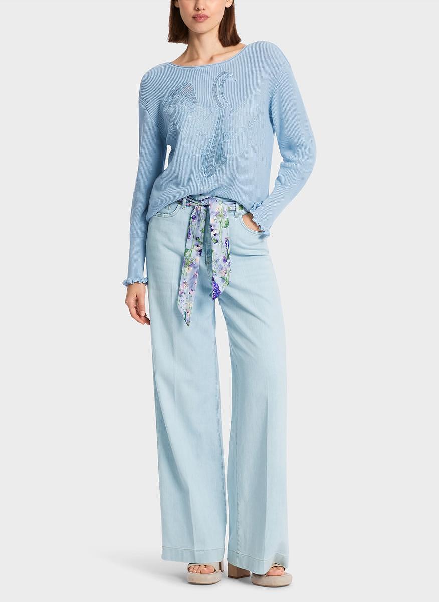Пуловер с коприна Marc Cain Collections