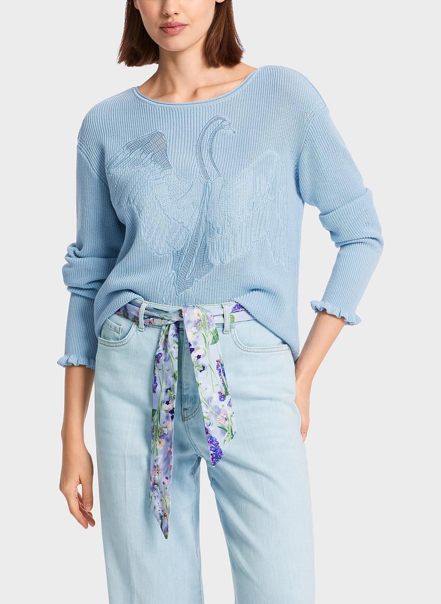 Пуловер с коприна Marc Cain Collections