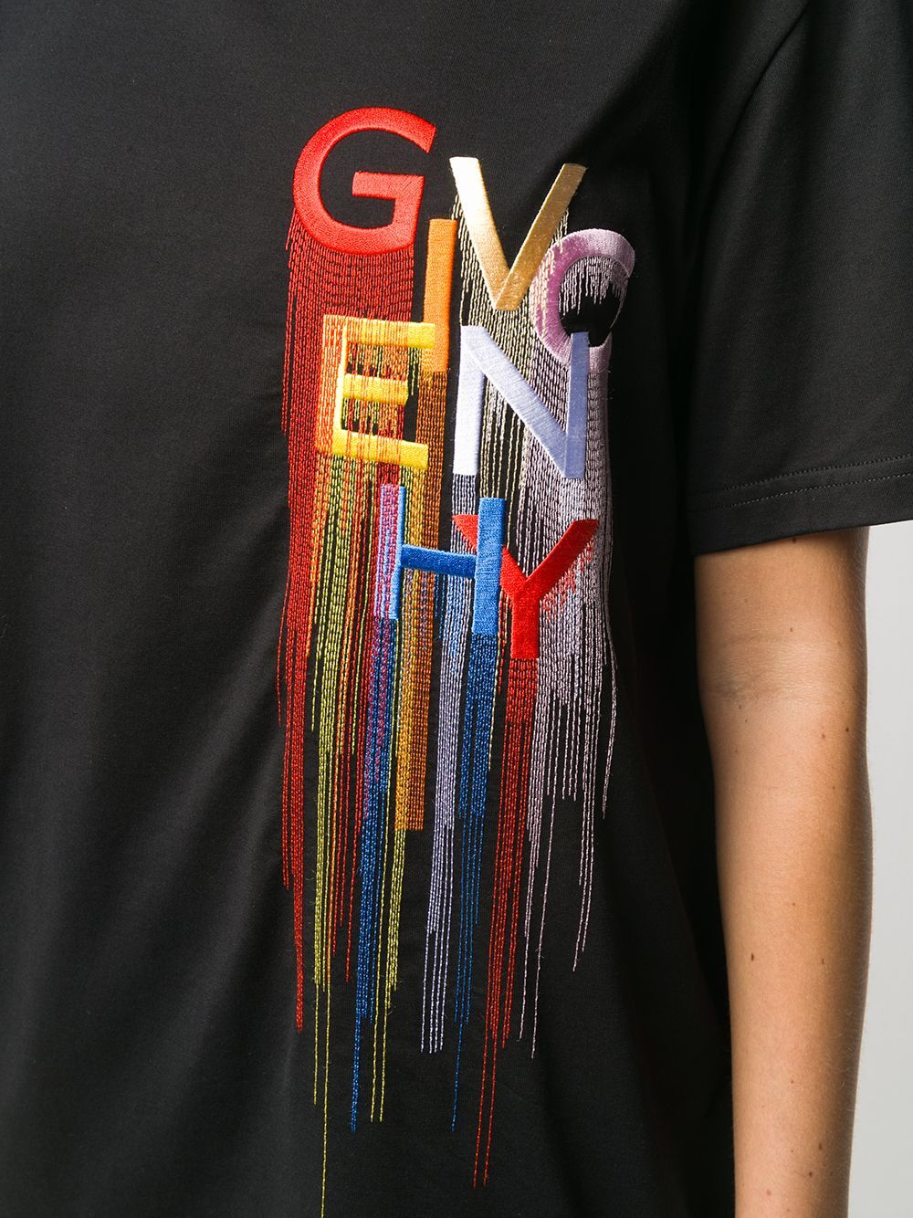 Тениска с бродерия Givenchy
