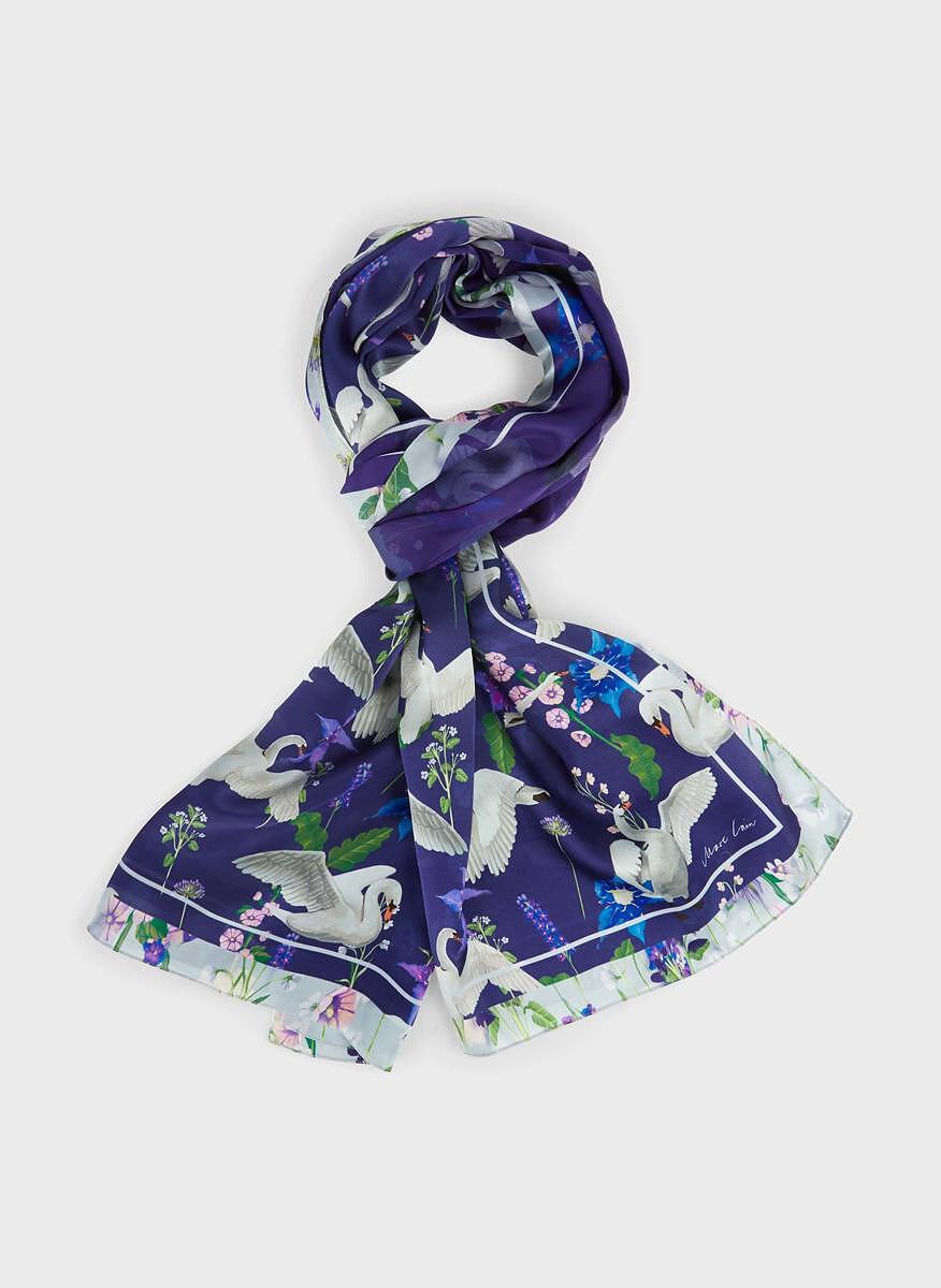 Копринен шал Marc Cain Collections