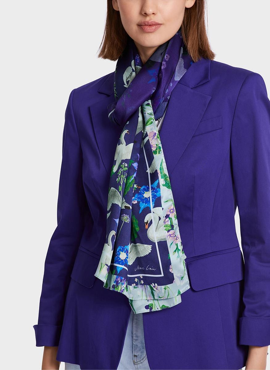 Копринен шал Marc Cain Collections