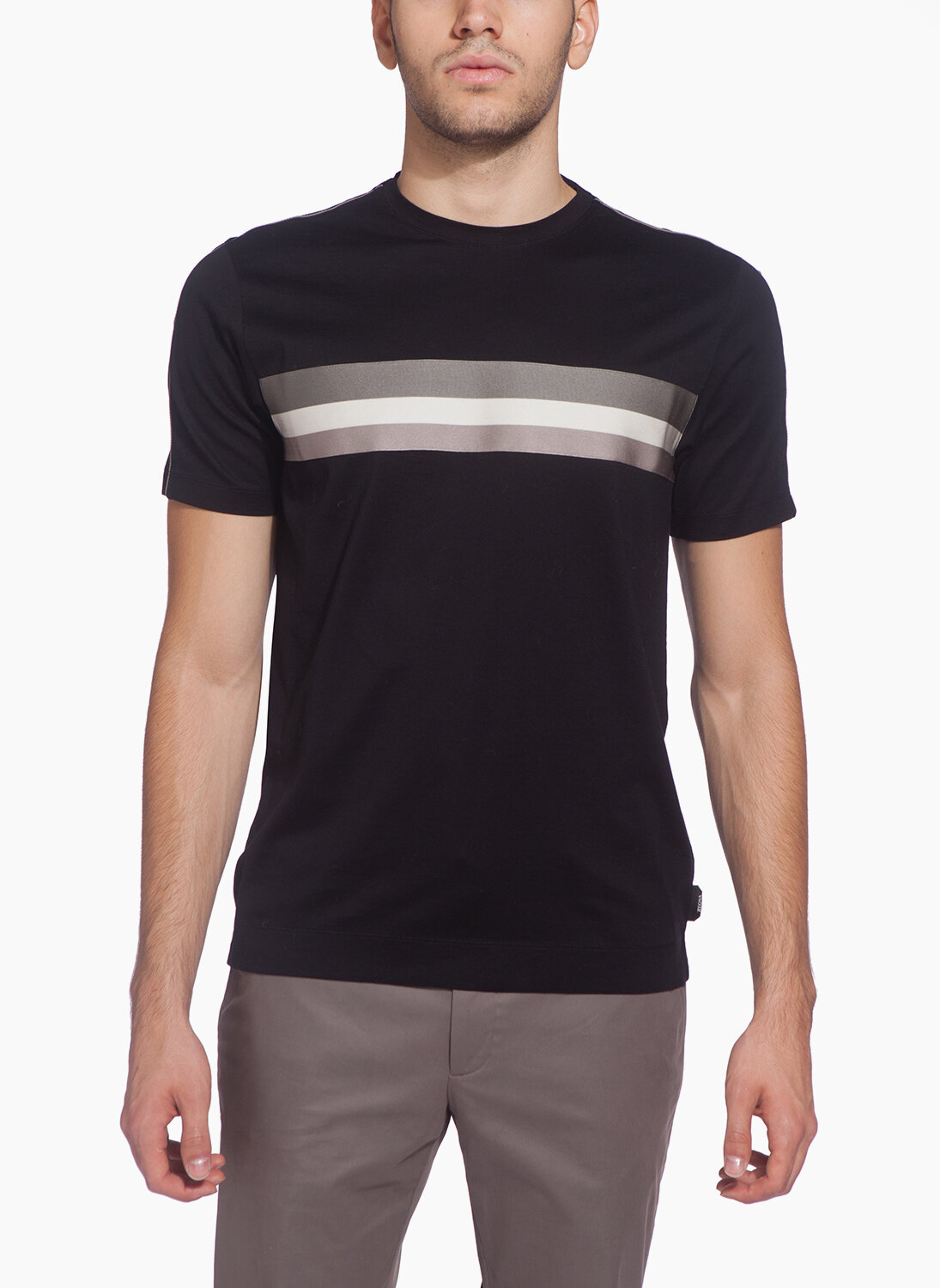 Тишърт с 'Color Block' дизайн Z Zegna