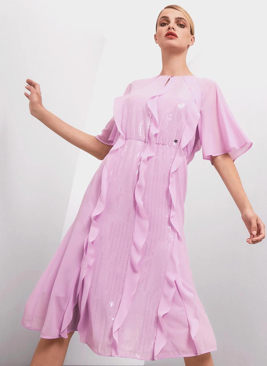 Рокля апликирана с пайети Marc Cain Collections
