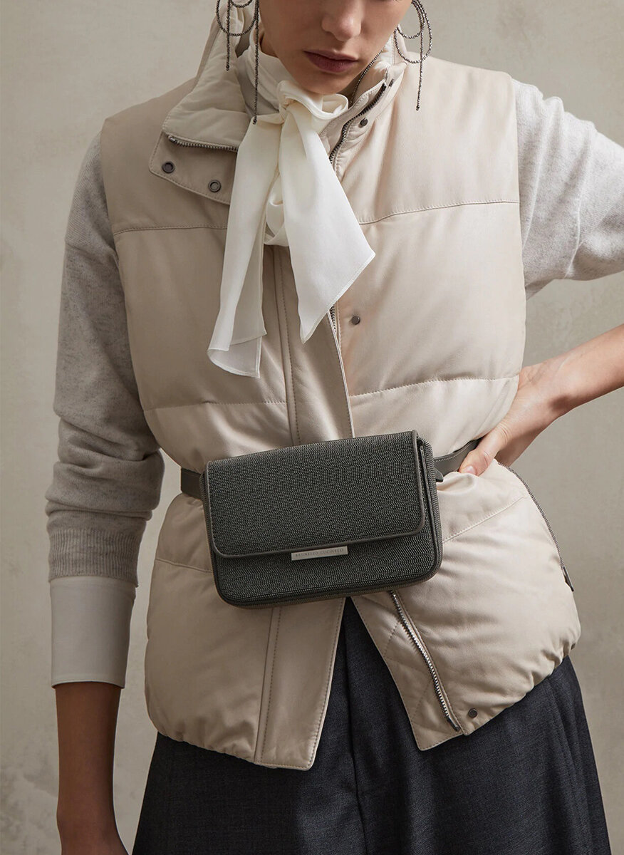 Чанта `Precious` Brunello Cucinelli